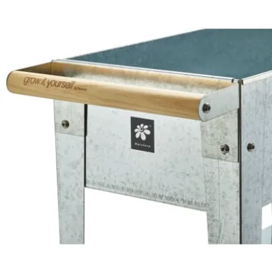 Balkonhochbeet verzinkt rollbar