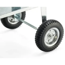 Balkonhochbeet verzinkt rollbar