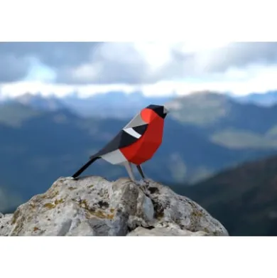 3D Papiermodell Vögel