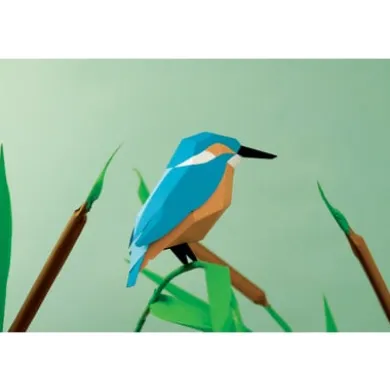 3D Papiermodell Vögel