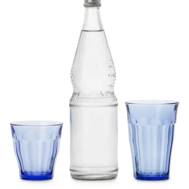 Französisches Bistroglas Marine