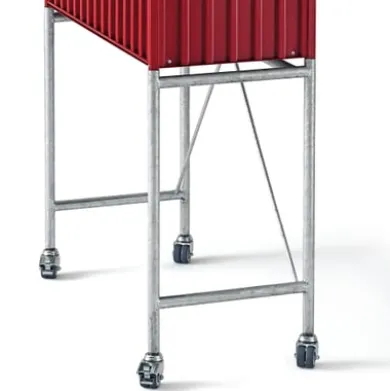 Gerüstgestell zu Container DS
