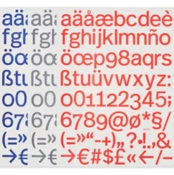 Geschenkpapier p98a Typo Real