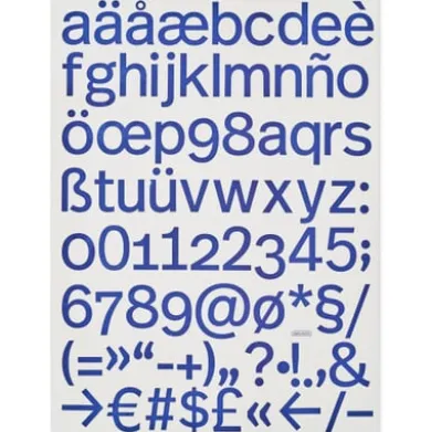 Geschenkpapier p98a Typo Real