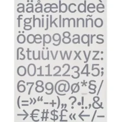 Geschenkpapier p98a Typo Real