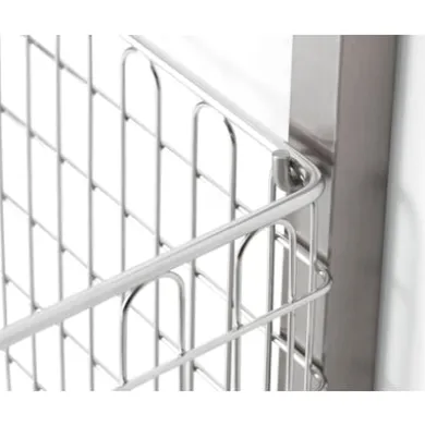 Gitterkorb zu Regalsystem Inox