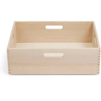 Holzkiste zu Schubladenregal Stellage zwei
