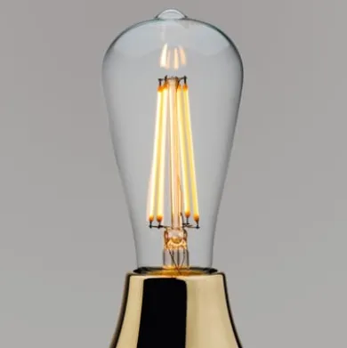 LED-Filament-Rustikalampe E27