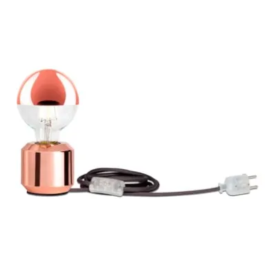 LED-Kopfspiegellampe Globe, Kupfer