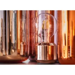 LED-Kopfspiegellampe Globe, Kupfer