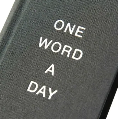 Notizbuch One Word a Day
