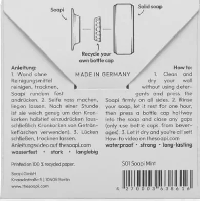 Seifenhalter recycelte Fischernetze