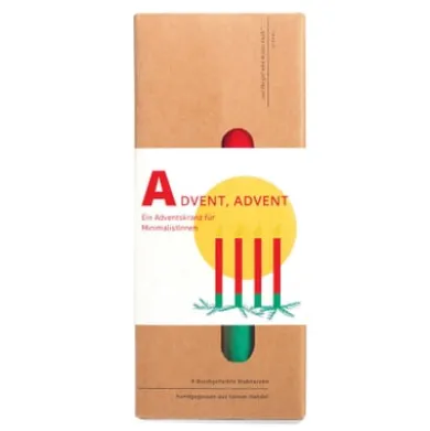 Stabkerze Adventskranz