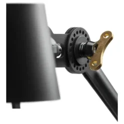 Tonone Schreibtischleuchte Stahl und Aluminium 2-armig
