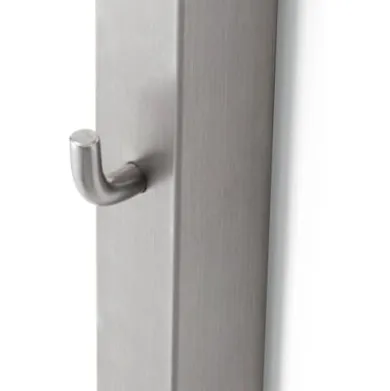 Wandhakenschiene zu Regalsystem Inox