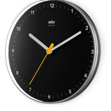 Wanduhr Braun, klein
