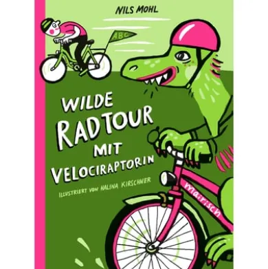 Wilde Radtour mit Velociraptorin